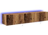 Vidaxl Mensola Per Tv A Parete Mensola A Parete In Legno Di Recupero 80 X 35 X 31 Cm Materiale A Base Di Legno