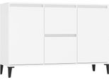 Syfax™ Credenza Bianca 102X35X70 Cm In Legno Multistrato