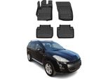 2007-2013 Peugeot 4007 Tappetini Tpe Nero 4 Pz