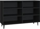 Syfax™ Credenza Nera 103,5X35X70 Cm In Legno Multistrato