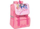 Zaino Scuola Barbie Rosa 18,5 X 41 X 15 Cm