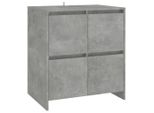 Syfax™ Credenza Grigio Cemento 70X41X75 Cm In Truciolato