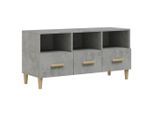 Syfax™ Mobile Porta Tv Grigio Cemento 102X36X50 Cm Legno Multistrato