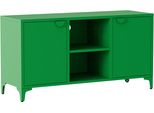 Credenza Moderna A 2 Ante L120 Cm In Metallo Verde - Oviala Funky