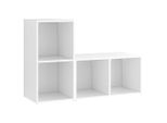 Syfax™ Mobili Porta Tv 2 Pz Bianco 72X35X36,5 Cm In Legno Multistrato