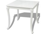 Syfax™ Tavolo Da Pranzo 80X80X76 Cm Bianco Lucido