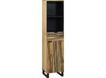 Syfax™ Armadio Per Lavabo Da Bagno Con Porta Marrone 38 X 33 X 160 Cm