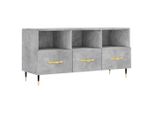 Syfax™ Mobile Porta Tv Grigio Cemento 102X36X50 Cm Legno Multistrato