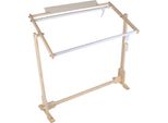 14CT Telaio Per Punto Croce Supporto Da Pavimento Cerchi Da Ricamo In Legno Cerchi Per Arazzi 80 Cm