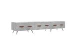 Syfax™ Mobile Porta Tv Grigio Cemento 150X36X30 Cm Legno Multistrato
