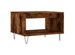 Syfax™ Tavolino Da Salotto Rovere Fumo 60X50X40 Cm Legno Multistrato