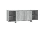 Syfax™ Mobile Porta Tv Grigio Sonoma 130X35X50 Cm In Truciolato