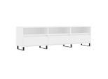 Syfax™ Mobile Porta Tv Bianco 150X30X44,5 Cm In Legno Multistrato