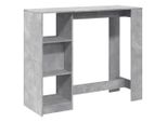 Syfax™ Tavolo Bar Ripiano Grigio Cemento 124X46X103,5 Cm Multistrato