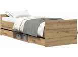Syfax™ Giroletto Senza Materasso Rovere Artigianale 90X200Cm
