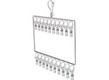 Stendibiancheria In Acciaio Inossidabile Stendibiancheria Multistrato Casa Dormitorio Balcone Stendibiancheria Antivento 20 Clip