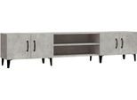 Syfax™ Mobile Porta Tv Grigio Cemento 180X31,5X40 Cm Legno Multistrato
