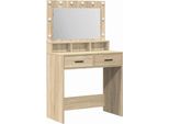Syfax™ Tavolo Da Trucco Con Cassetto Rovere Sonoma 79 X 41 X 135 Cm