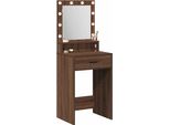 Syfax™ Tavolo Da Trucco Con Cassetto Rovere Marrone 50 X 41 X 135 Cm