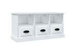 Syfax™ Mobile Porta Tv Bianco 100X35X50 Cm In Legno Multistrato