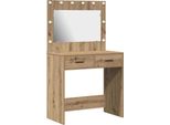 Syfax™ Tavolo Da Trucco Rovere Artigianale 78,5 X 41 X 135 Cm
