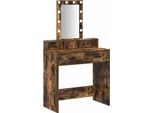 Syfax™ Tavolo Da Trucco Marrone 79 X 41 X 140 Cm Legno Multistrato