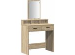 Syfax™ Tavolo Da Trucco Con Cassetto Rovere Sonoma 79 X 41 X 140 Cm
