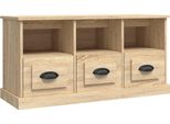 Syfax™ Mobile Per Tv Rovere Sonoma 100X35X50 Cm In Legno Multistrato