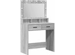 Syfax™ Tavolo Da Trucco Con Cassetto Grigio Sonoma 79 X 41 X 135 Cm