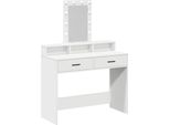 Syfax™ Tavolo Da Trucco Bianco 100 X 41 X 140 Cm Legno Multistrato