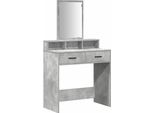 Syfax™ Tavolo Da Trucco Con Cassetto Grigio Cemento 79 X 41 X 140 Cm