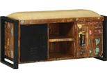 Syfax™ Armadio Panchina Multicolore Legno Massello Di Recupero