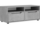 Syfax™ Mobile Tv Visnes Grigio Cemento 100X40X38 Cm Legno Multistrato