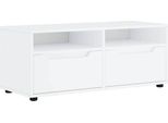 Syfax™ Mobile Tv Visnes Bianco 100X40X38 Cm In Legno Multistrato