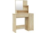 Syfax™ Toeletta Con Specchio Rovere Sonoma 86,5X35X136 Cm