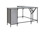 Syfax™ Scrivania Grigio Sonoma 141X141X75 Cm In Legno Multistrato