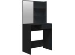 Syfax™ Toeletta Con Specchio Nero 74,5X40X141 Cm