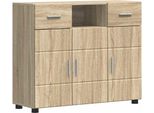Vidaxl Armadio In Legno Rovere Sonoma 88,5 X 30,5 X 73 Cm Materiale A Base Di Legno