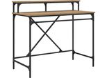 Vidaxl Scrivania Artisan In Rovere 100 X 50 X 90 Cm Materiale A Base Di Legno