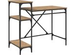 Vidaxl Scrivania Artisan In Rovere 105 X 50 X 90 Cm Materiale A Base Di Legno