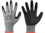 Vidaxl Guanti Da Lavoro 12 Pezzi Grigio E Nero 7 / S Poliestere