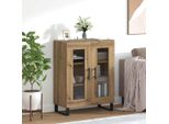 Vidaxl Credenza Artisan In Rovere 69,5 X 34 X 90 Cm Materiale In Legno
