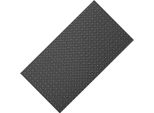 Succebuy Tappetino Per Garage, 1200X3050 Mm Tappetino Antiscivolo In Pvc, Spessore 2,2 Mm, Resistente Tappetino Di Protezione Del Pavimento Con Nastro Biadesivo, Facile Da Pulire, Adatto Per Magazzini,Fitness, Rimorchi, Nero