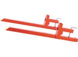 Forche Per Pallet Succebuy Con Capacità Di Carico Di 907 Kg, Lunghezza Totale Di 1090 Mm, Fissaggio Rapido Per Un Facile Montaggio, Adatte A Trattori, Pale Caricatrici E Minipale, Colore Arancio