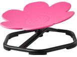 Succebuy Sedia Girevole Per Bambini A Forma Di Fiore, Portata 100 Kg, Giocattolo Sensoriale Con Base In Metallo Antiscivolo, Favorisce La Coordinazione, L'equilibrio E La Concentrazione, Rosa