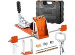 Succebuy Set Di Dime Per Fori Tascabili 12,7-38,1 Mm, Sistema Completo Con Valigetta Portautensili, Morsetto A C, Trapano A Gradino, Chiave Esagonale, Anello Di Arresto Per Trapano E Punta Quadrata