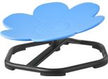 Succebuy Sedia Girevole Per Bambini A Forma Di Fiore, Portata 100 Kg, Giocattolo Sensoriale Con Base In Metallo Antiscivolo Per Favorire La Coordinazione, L'equilibrio E La Concentrazione, Blu