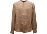 O7410 Camicia Coreana Uomo Blauer Call Man Linen Shirt