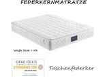 Materasso A Molle Insacchettate 140 X 200 Cm, 7 Zone, H3, Spessore 25 Cm