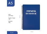 Inf Quaderno Fitness A5 A Spirale - Diario Allenamento E Esercizi Blu